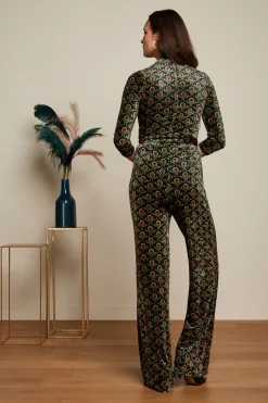 King Louie Jumpsuits|Chinese Jumpsuit Jubilee Pine Green
