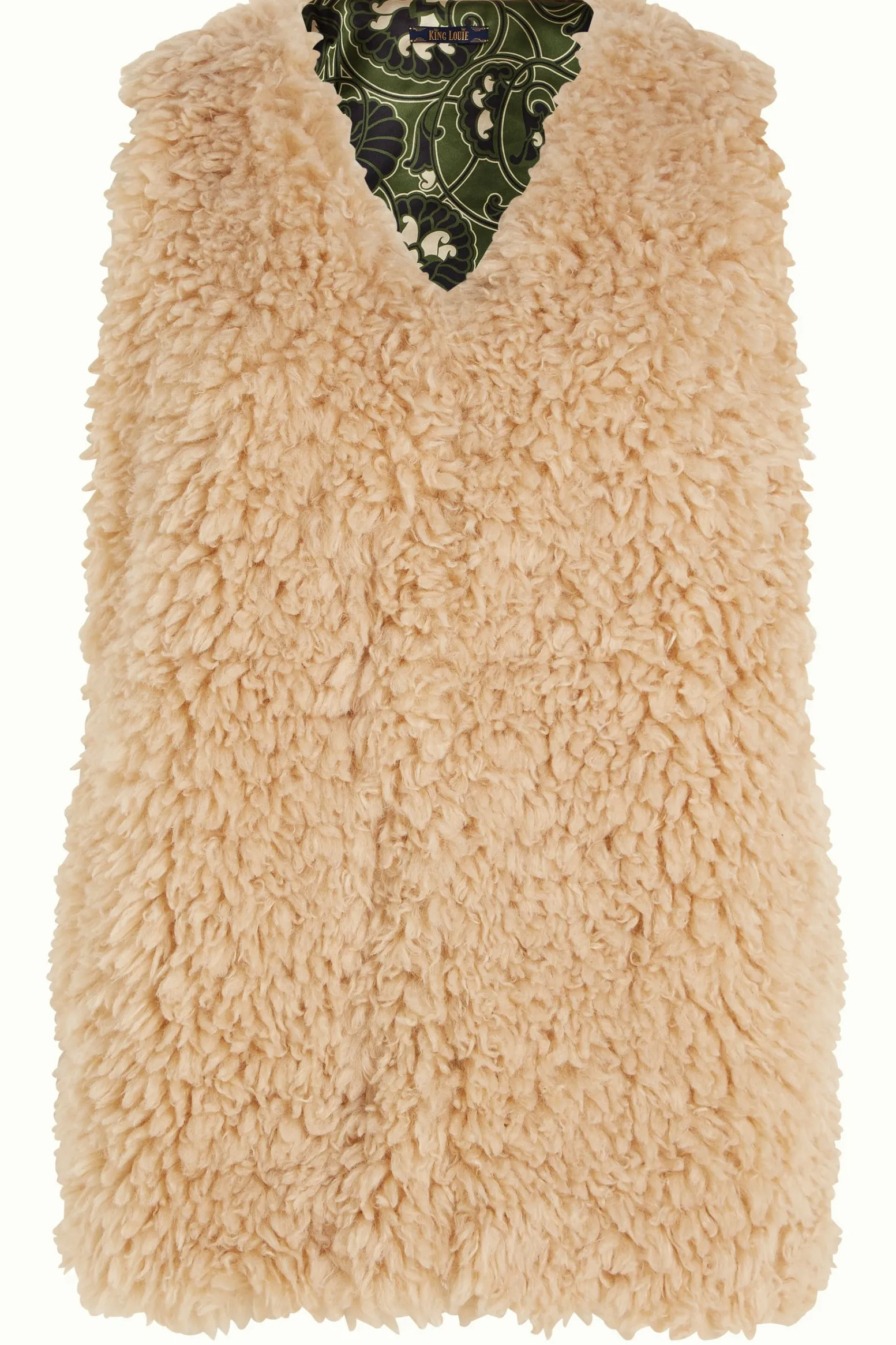 King Louie Jassen & Blazers|Cilla Gilet Boheme Marzipan