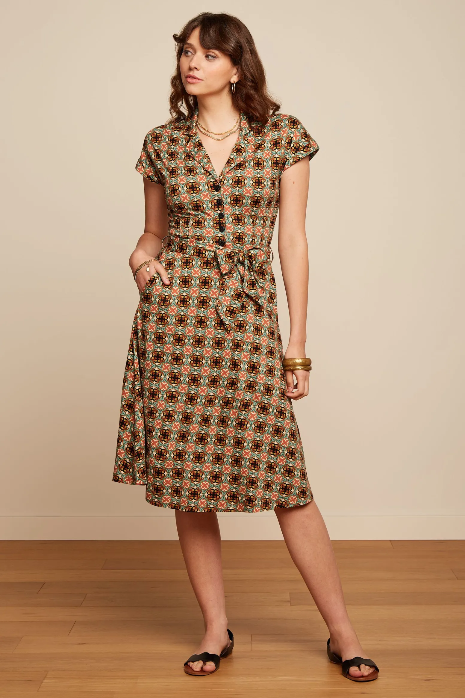 King Louie Jurken|Darcy Dress Casey Black