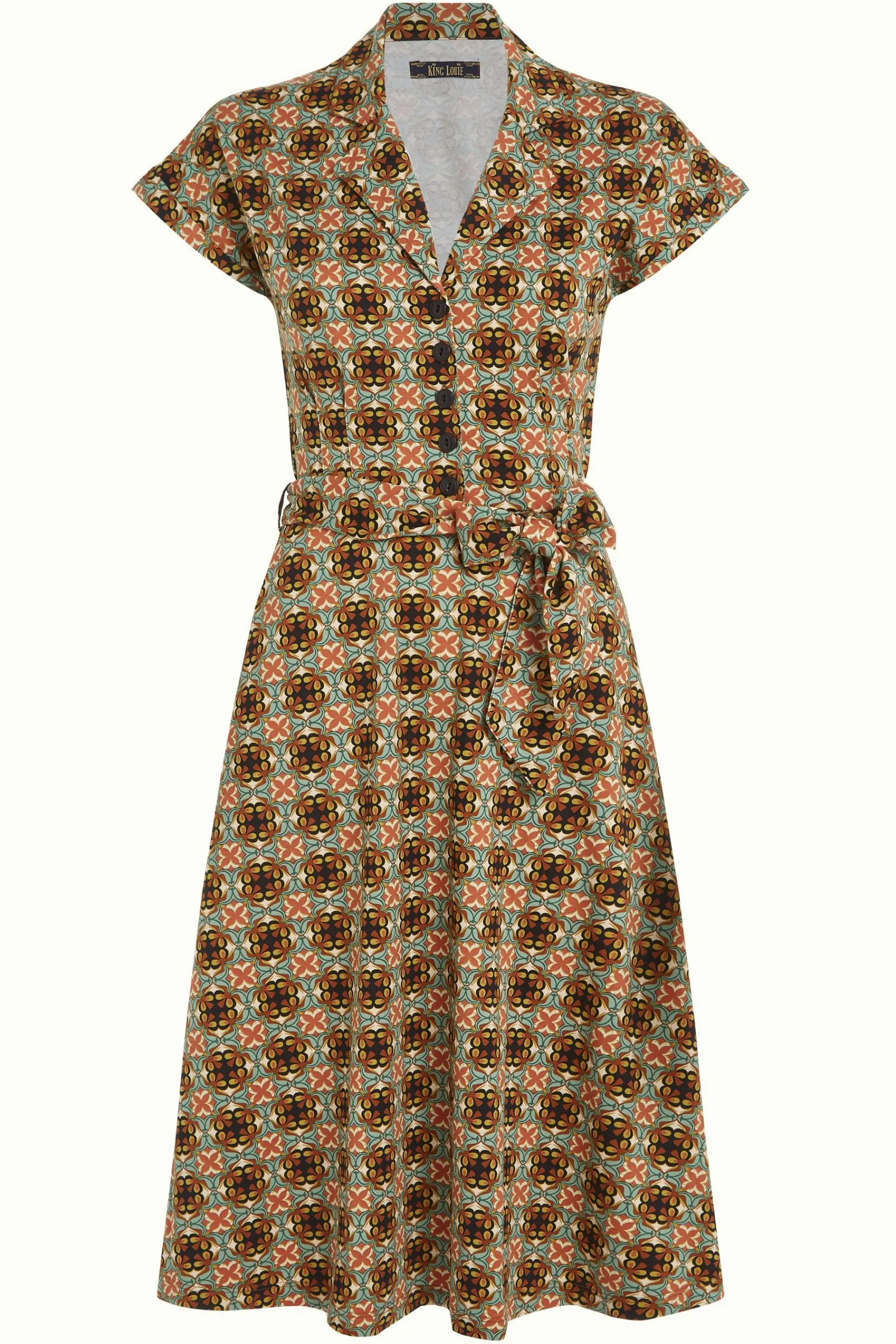 King Louie Jurken|Darcy Dress Casey Black