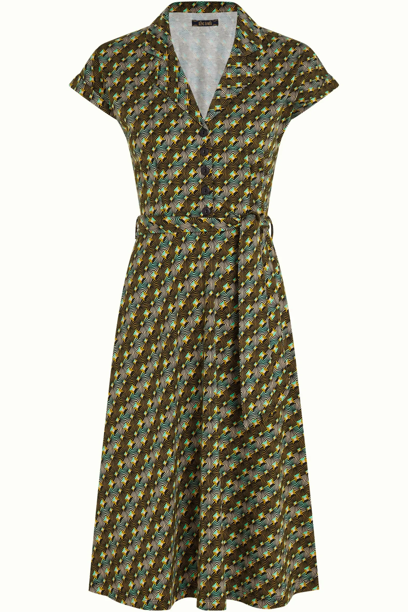 King Louie Jurken|Darcy Dress Tate Black