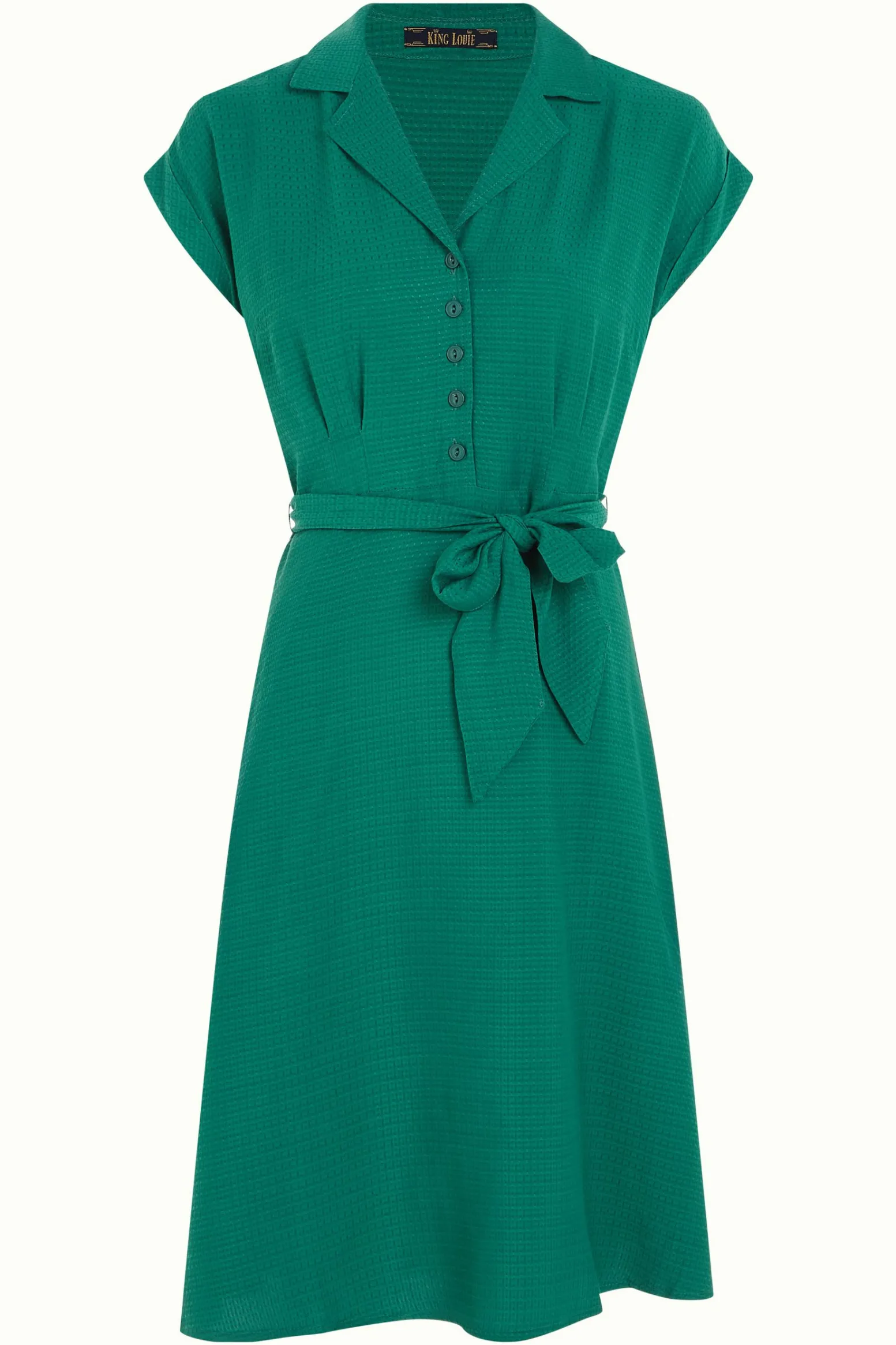 King Louie Jurken|Darcy Dress Zenni Eden Green