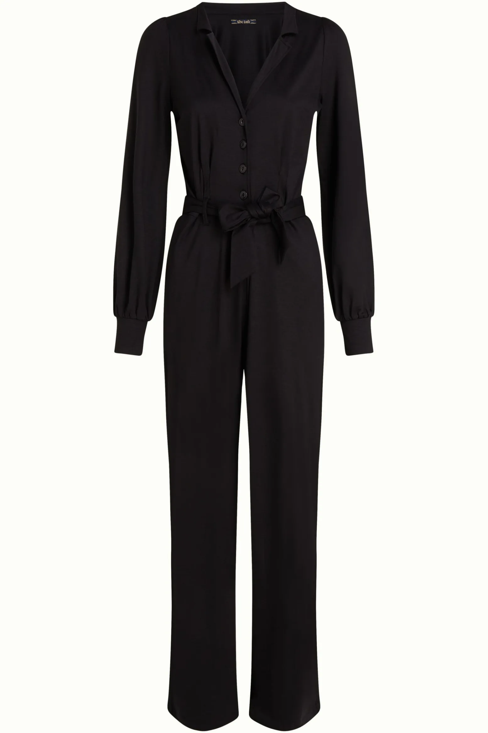 King Louie Jumpsuits|Darcy Jumpsuit Viscose Classic Black