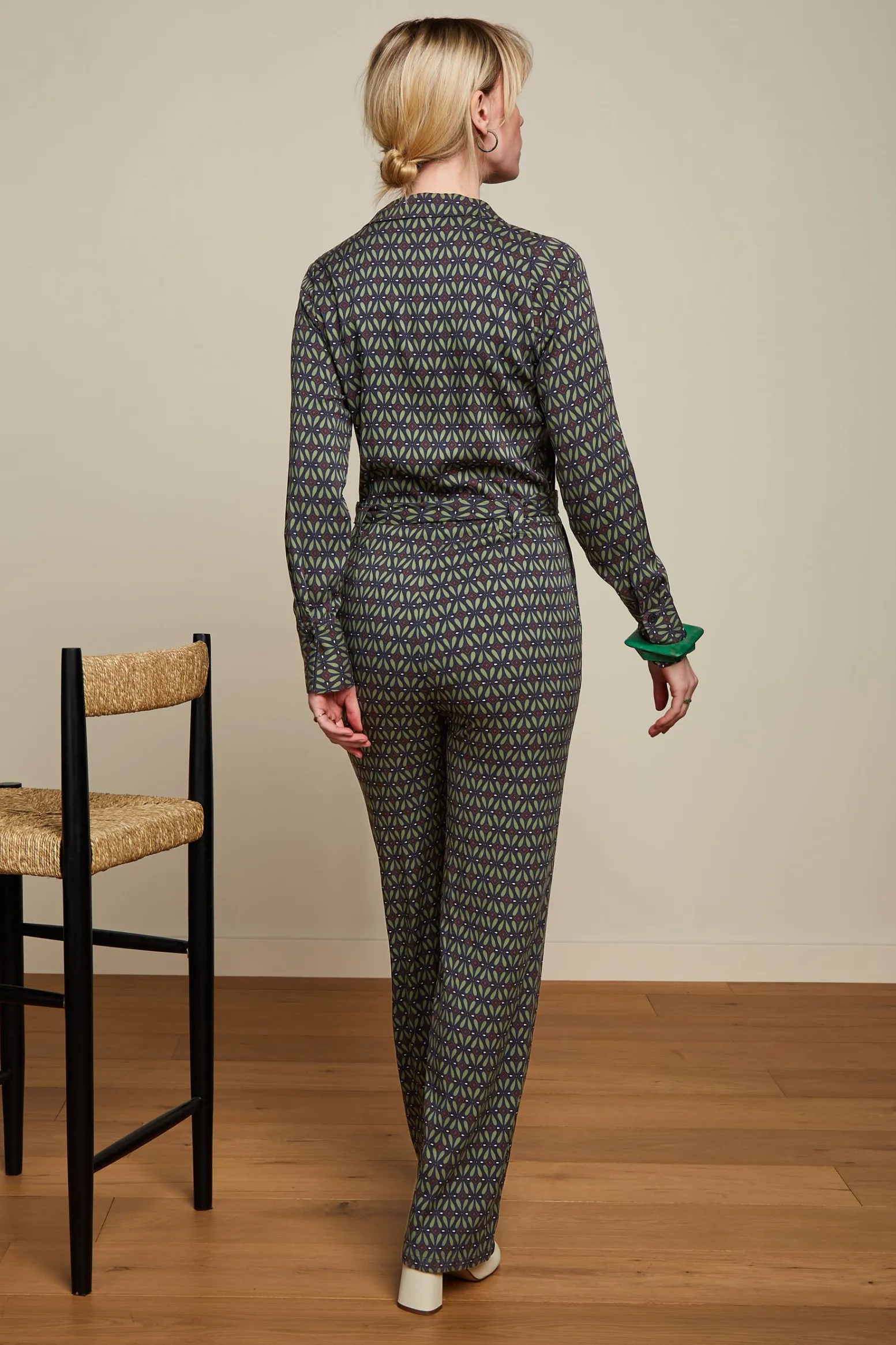 King Louie Jumpsuits|Doris Jumpsuit Parlour Tokyo Blue