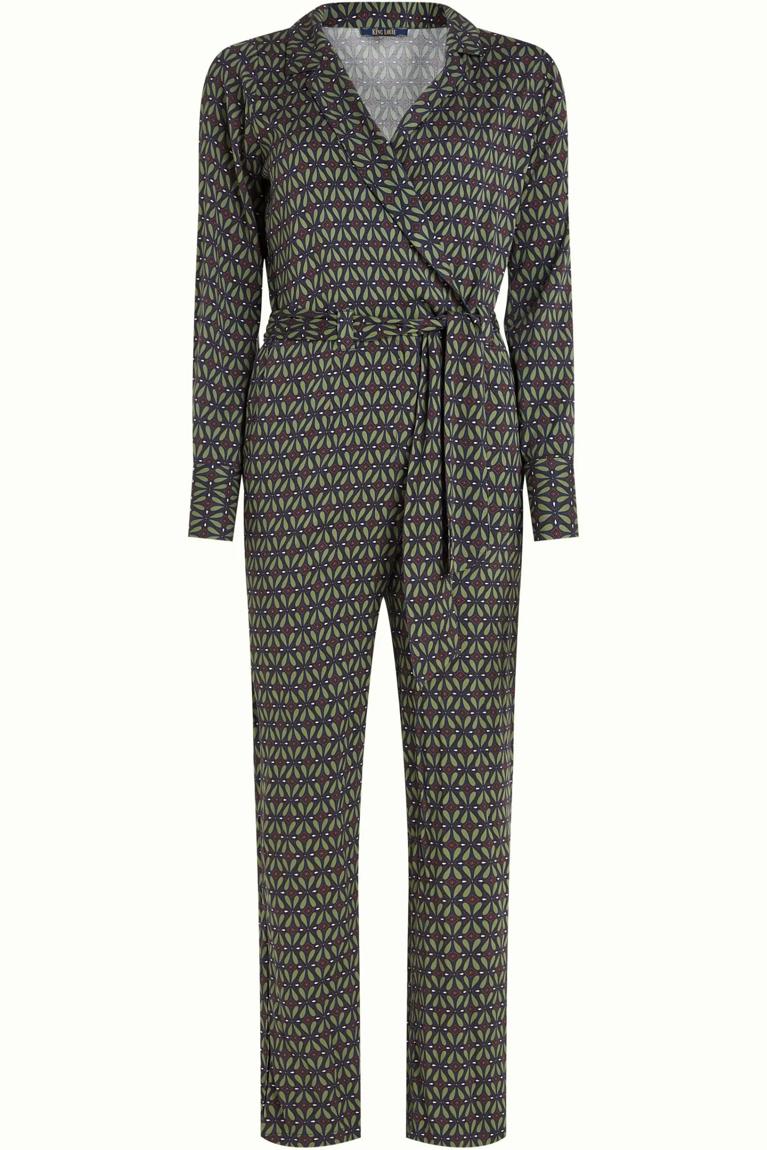 King Louie Jumpsuits|Doris Jumpsuit Parlour Tokyo Blue