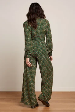 King Louie Jumpsuits|Doris Jumpsuit Valley Peacock Green