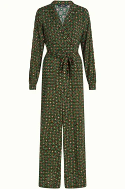 King Louie Jumpsuits|Doris Jumpsuit Valley Peacock Green