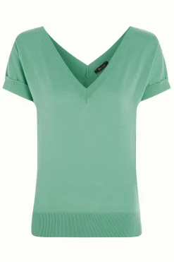 King Louie Tops & Shirts|Double V Top Club Spar Green