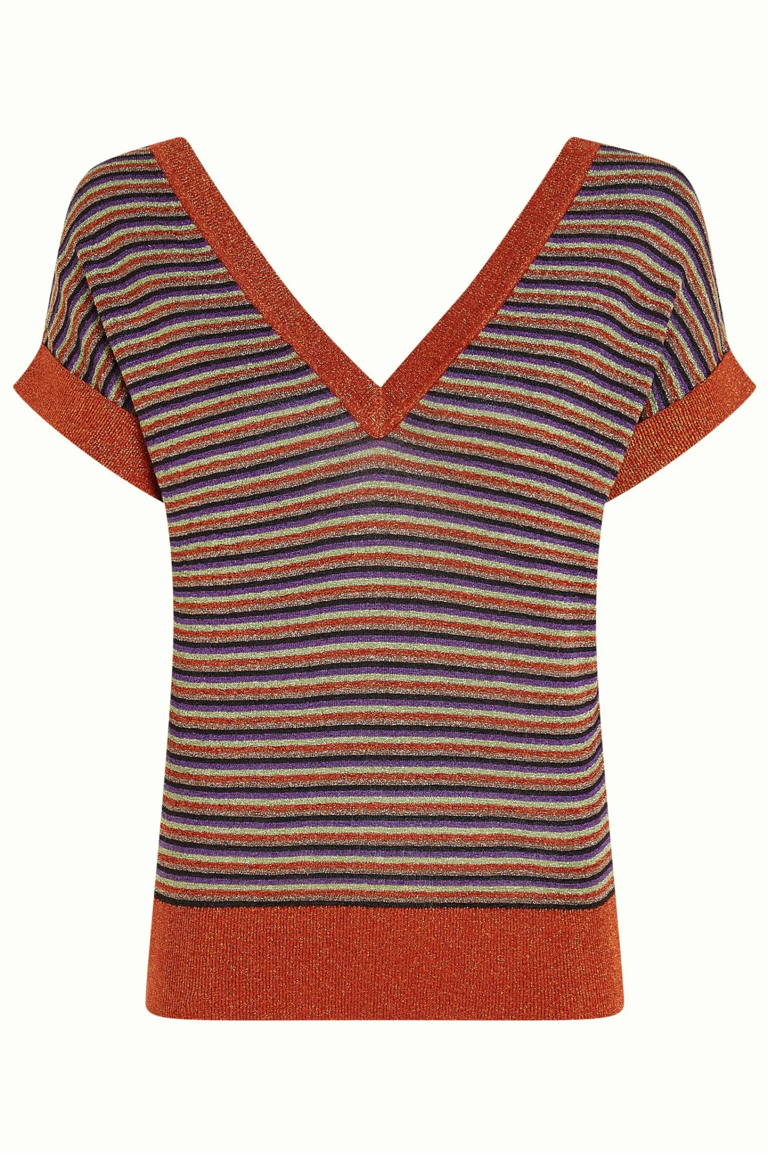 King Louie Tops & Shirts|Double V Top Stardust Caramel