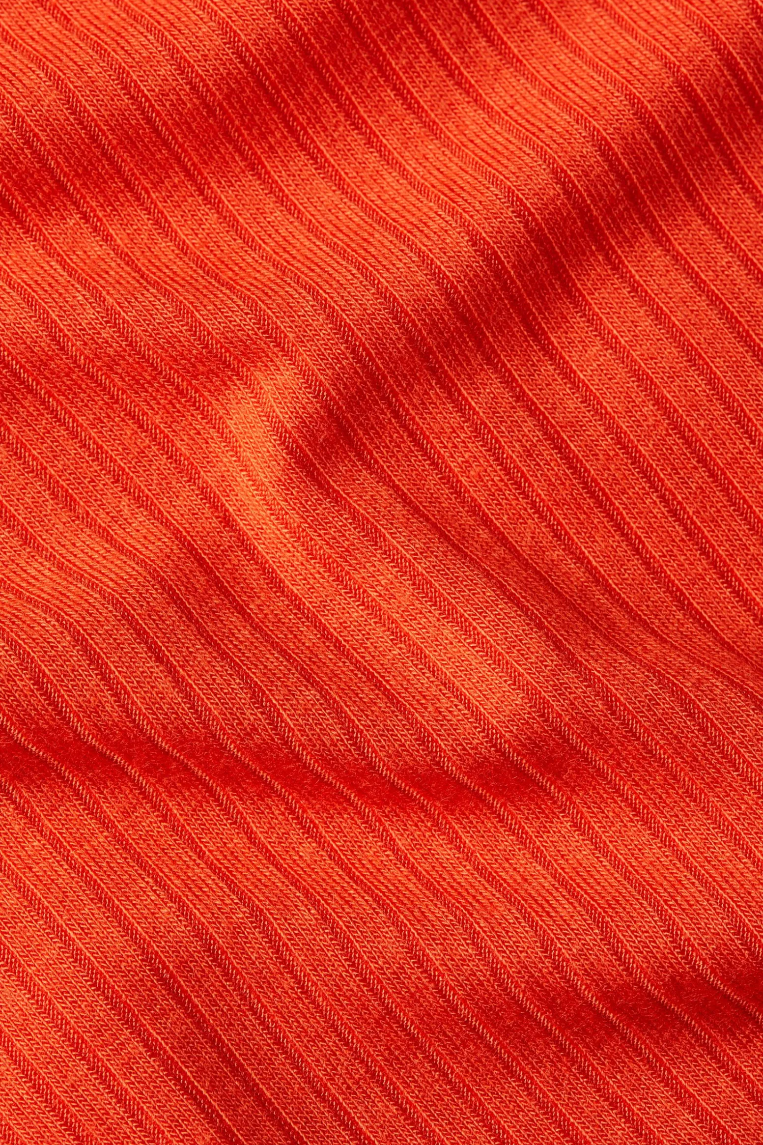 King Louie Tops & Shirts|Double V Top Uni Rib Sun Orange