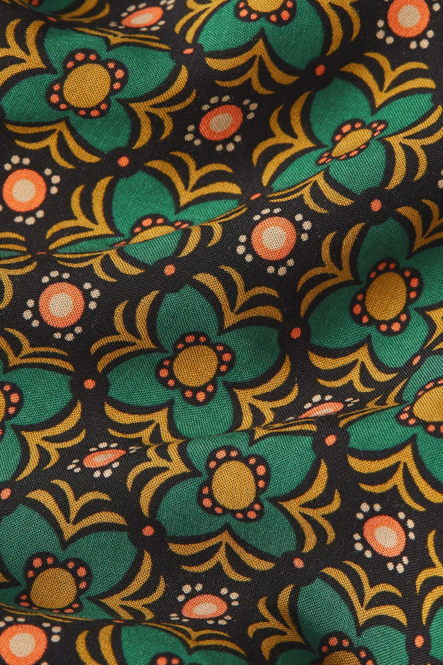 King Louie Blouses|Edith Blouse Valley Peacock Green