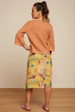 King Louie Vesten|Emily Cardi Palette Mock Orange
