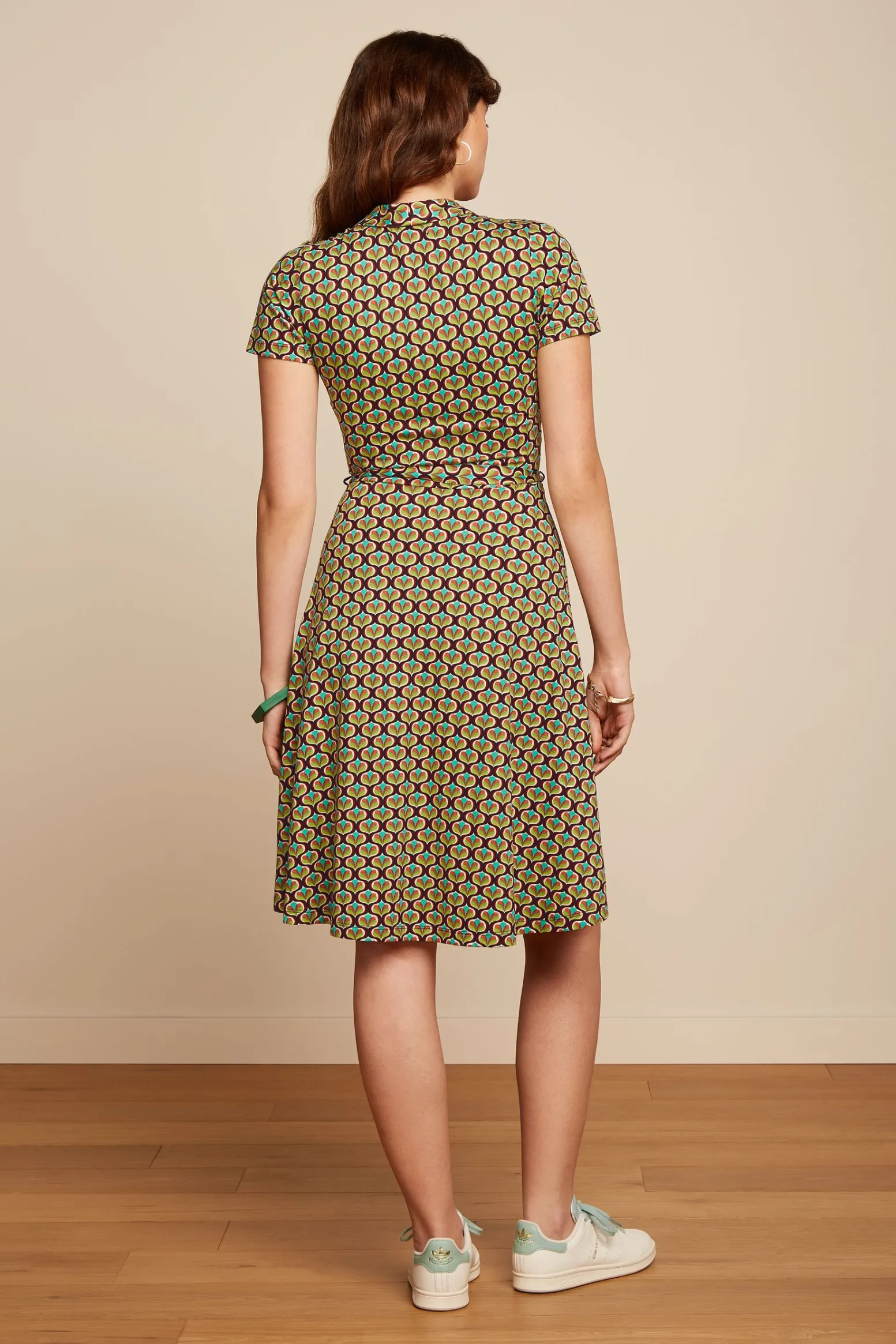 King Louie Jurken|Emmy Dress Indy Delphinium Green