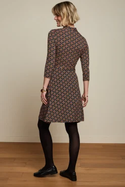King Louie Jurken|Emmy Dress Jubilee Dragonfly Green