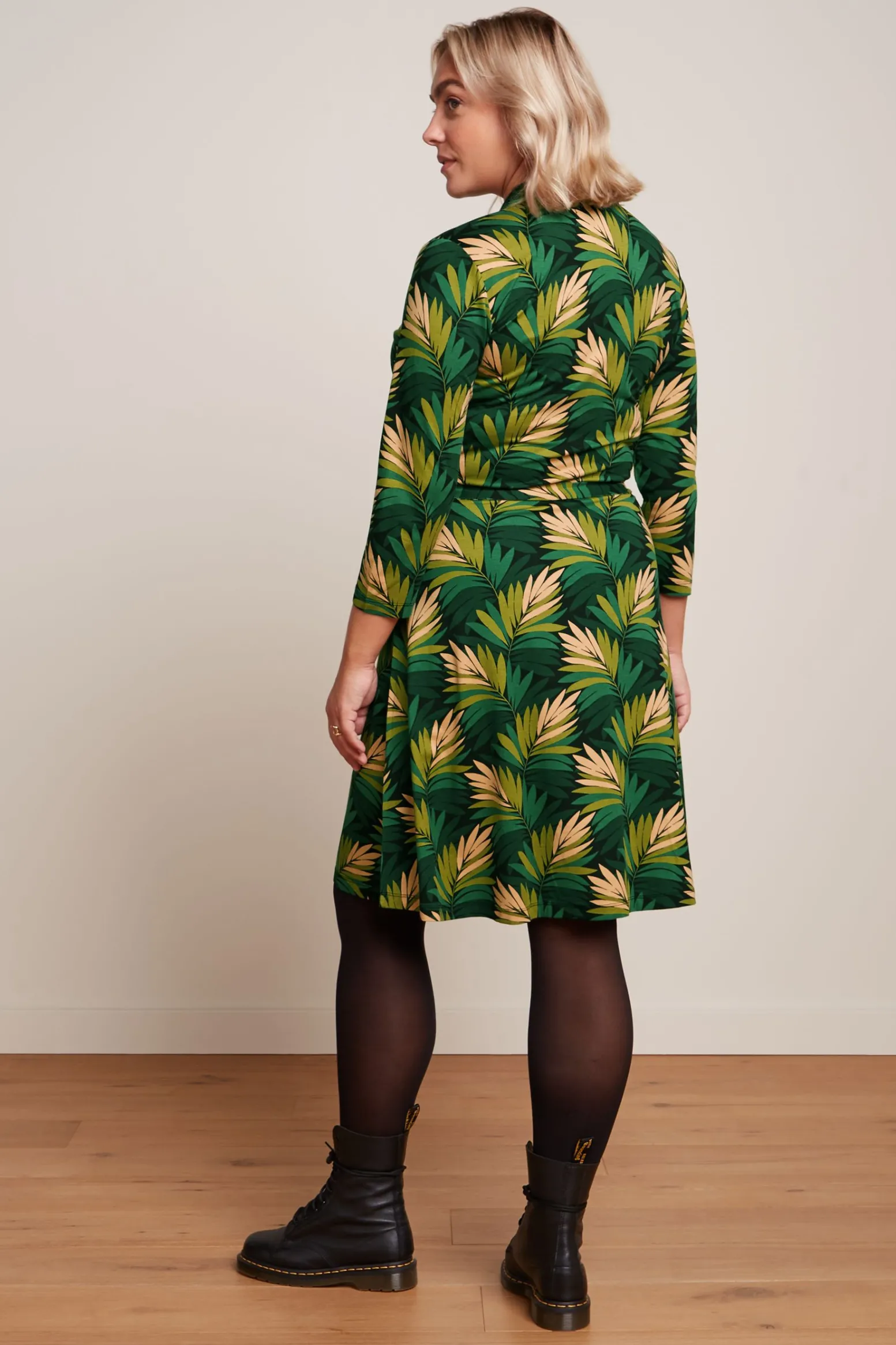 King Louie Jurken|Emmy Dress Ornette Pine Green