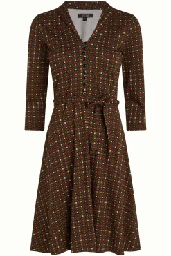 King Louie Jurken|Emmy Dress Valley Cabernet Red
