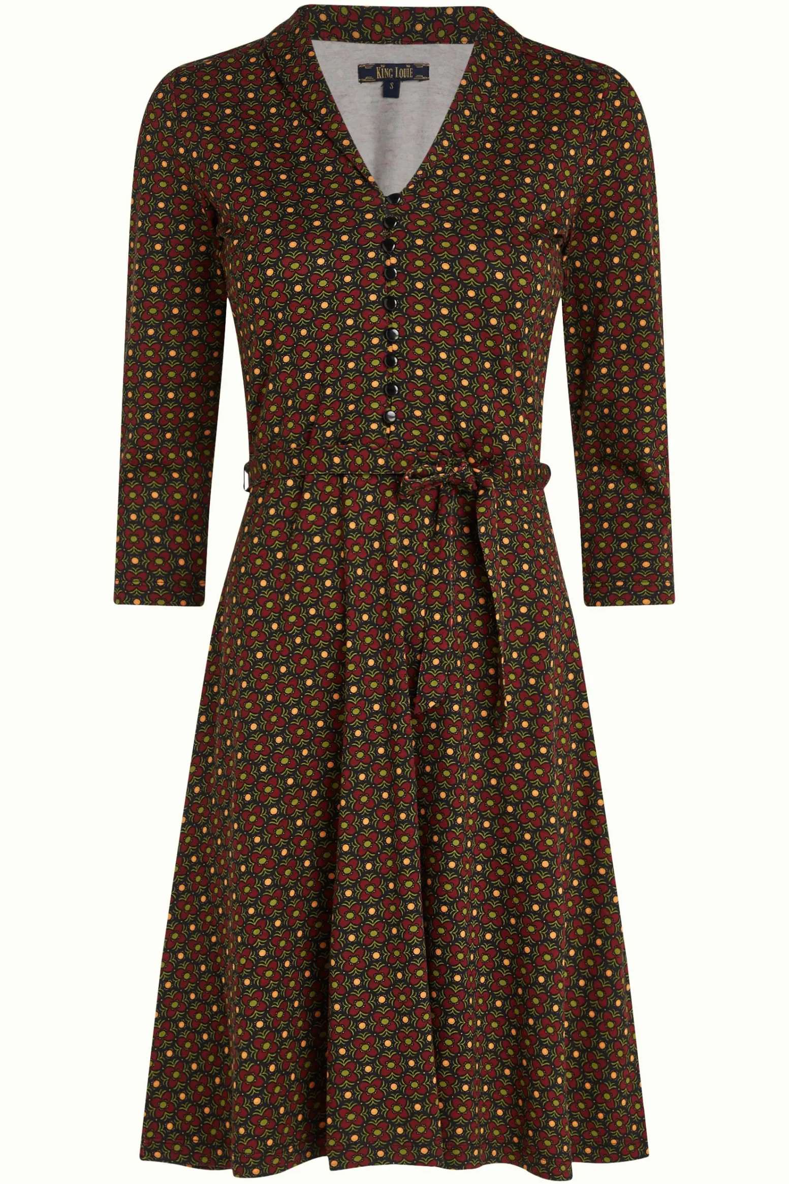 King Louie Jurken|Emmy Dress Valley Cabernet Red