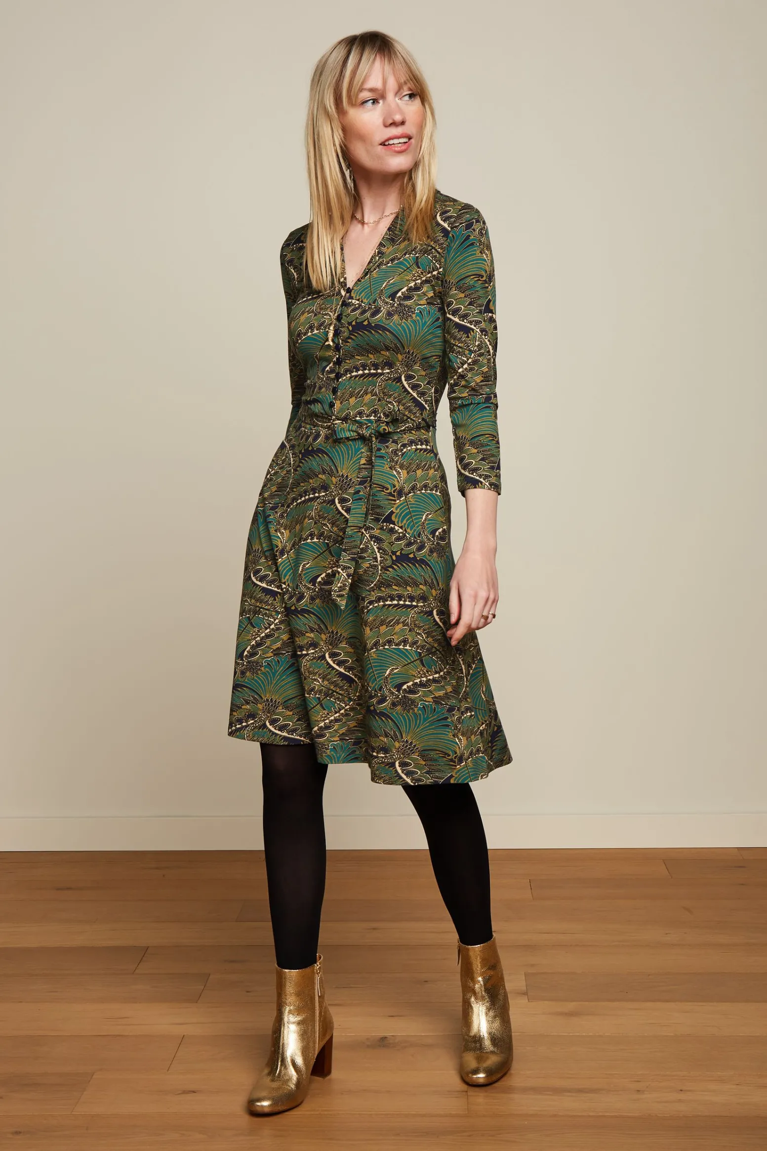 King Louie Jurken|Emmy Dress Venus Blue