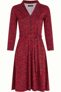 King Louie Jurken|Emmy Dress Vinti Cherry Red