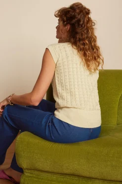 King Louie Tops & Shirts|Erin Top Palette Cream