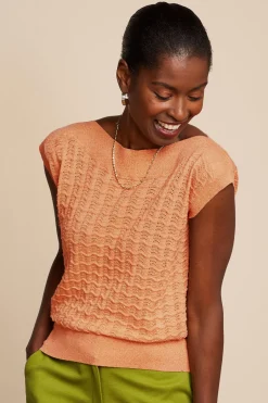 King Louie Tops & Shirts|Erin Top Palette Mock Orange
