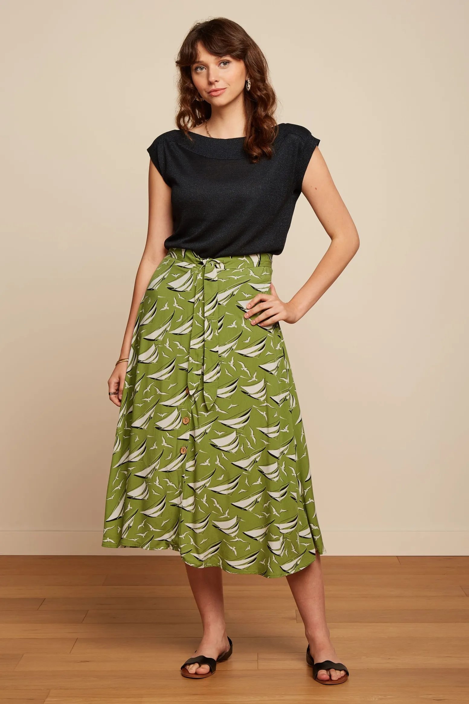 King Louie Tops & Shirts|Erin Top Spiro Black