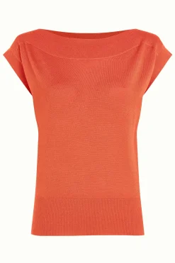 King Louie Tops & Shirts|Erin Top Spiro Flame Orange