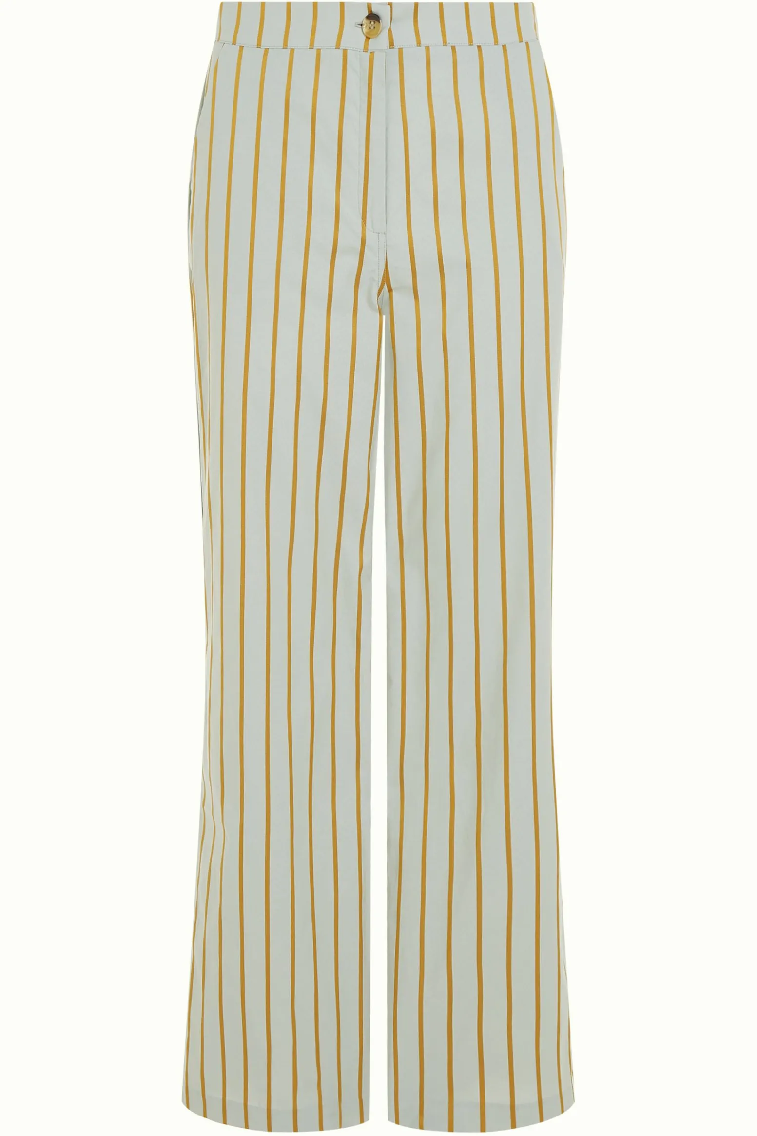 King Louie Broeken|Ethel Pants Ash Stripe Foam Green
