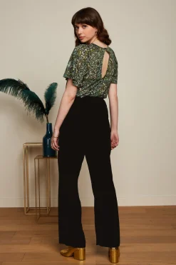 King Louie Broeken|Ethel Pants Gamine Black