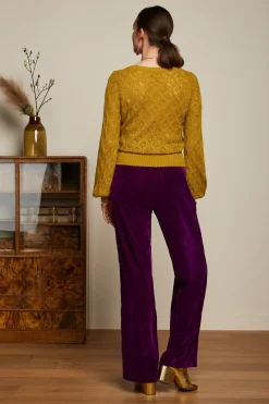 King Louie Broeken|Ethel Pants Gamine Royale Purple