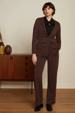 King Louie Broeken|Ethel Pants Tempest Cognac Orange