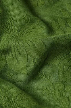 King Louie Broeken|Federica Pants Buzz Jacquard Palm Green