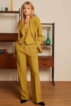 King Louie Broeken|Fintan Pants Simonet Sulphur Yellow