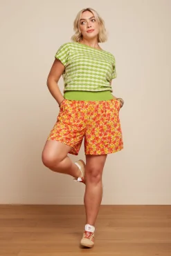 King Louie Broeken|Fintan Shorts Doree Fiesta Red