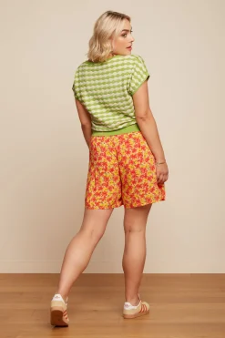 King Louie Broeken|Fintan Shorts Doree Fiesta Red
