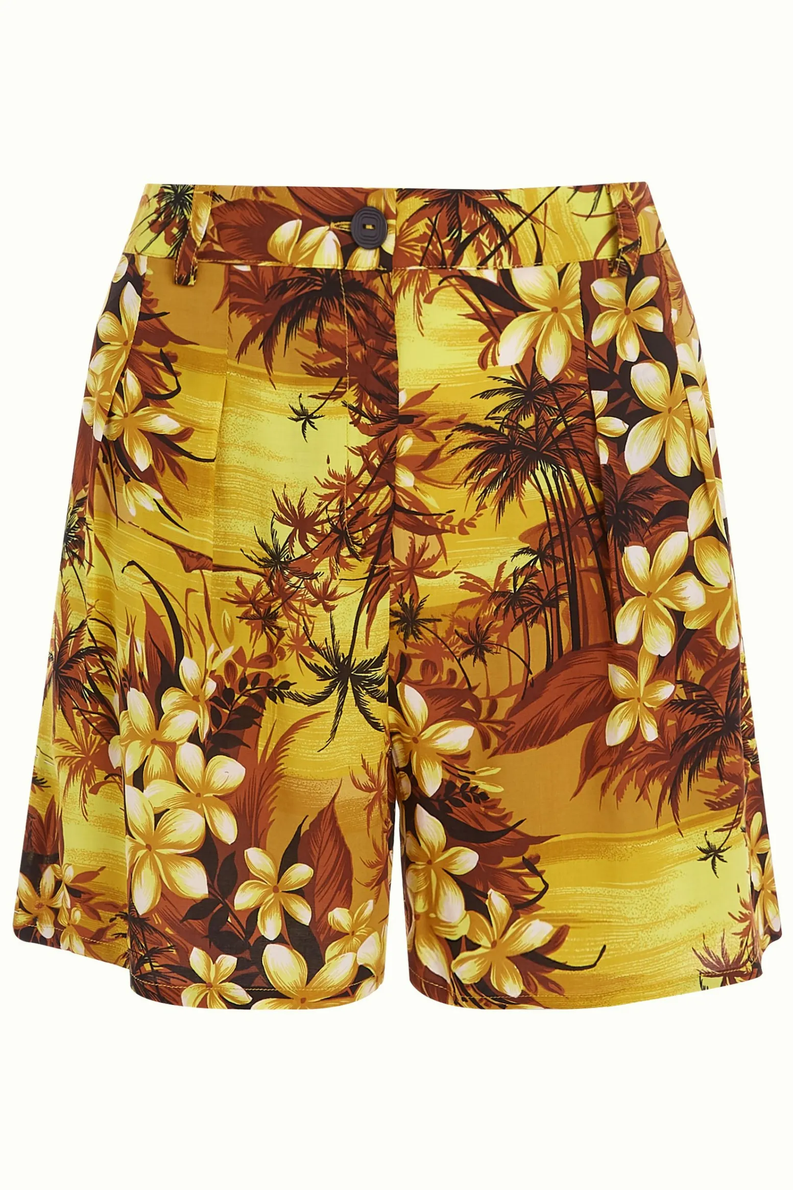 King Louie Broeken|Fintan Shorts Emerald Amarillo Gold