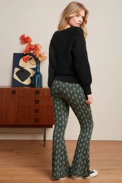 King Louie Broeken|Flared Pants Carnaby Urban Green
