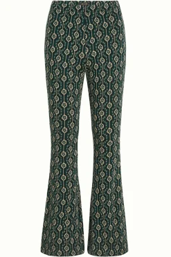 King Louie Broeken|Flared Pants Carnaby Urban Green