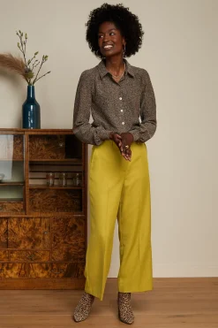 King Louie Broeken|Frederica Pants Brighton Koi Yellow