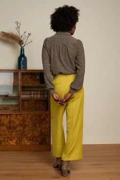 King Louie Broeken|Frederica Pants Brighton Koi Yellow