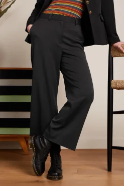 King Louie Broeken|Frederica Pants Broadway Black