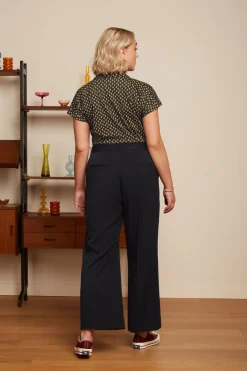 King Louie Broeken|Frederica Pants Broadway Black