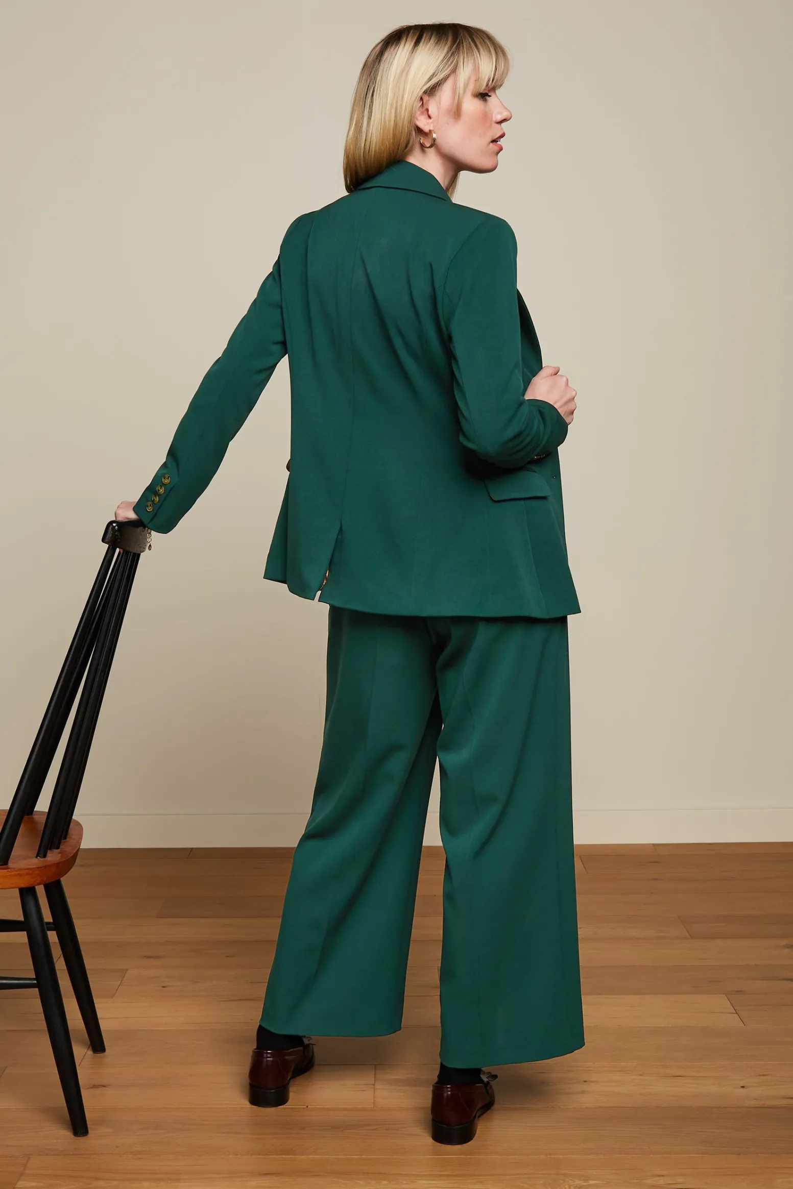 King Louie Broeken|Frederica Pants Broadway Pine Green
