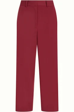King Louie Broeken|Frederica Pants Broadway Cabernet Red