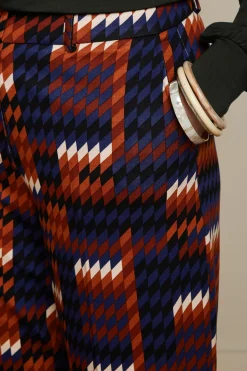 King Louie Broeken|Frederica Pants Clark Streeple Blue