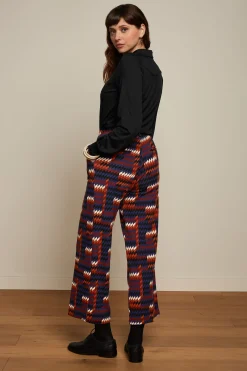 King Louie Broeken|Frederica Pants Clark Streeple Blue