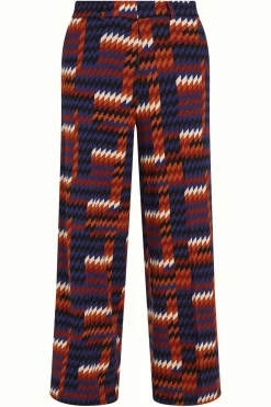 King Louie Broeken|Frederica Pants Clark Streeple Blue