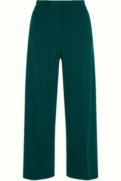 King Louie Broeken|Frederica Pants Milano Uni Pine Green