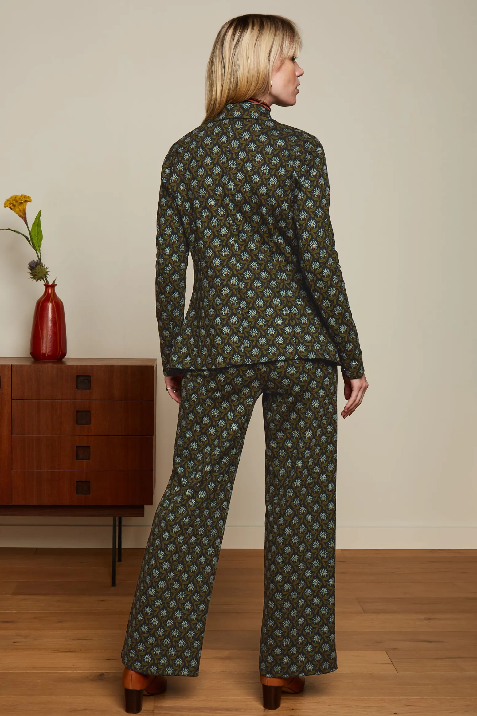 King Louie Broeken|Frederica Pants Miller Posey Green