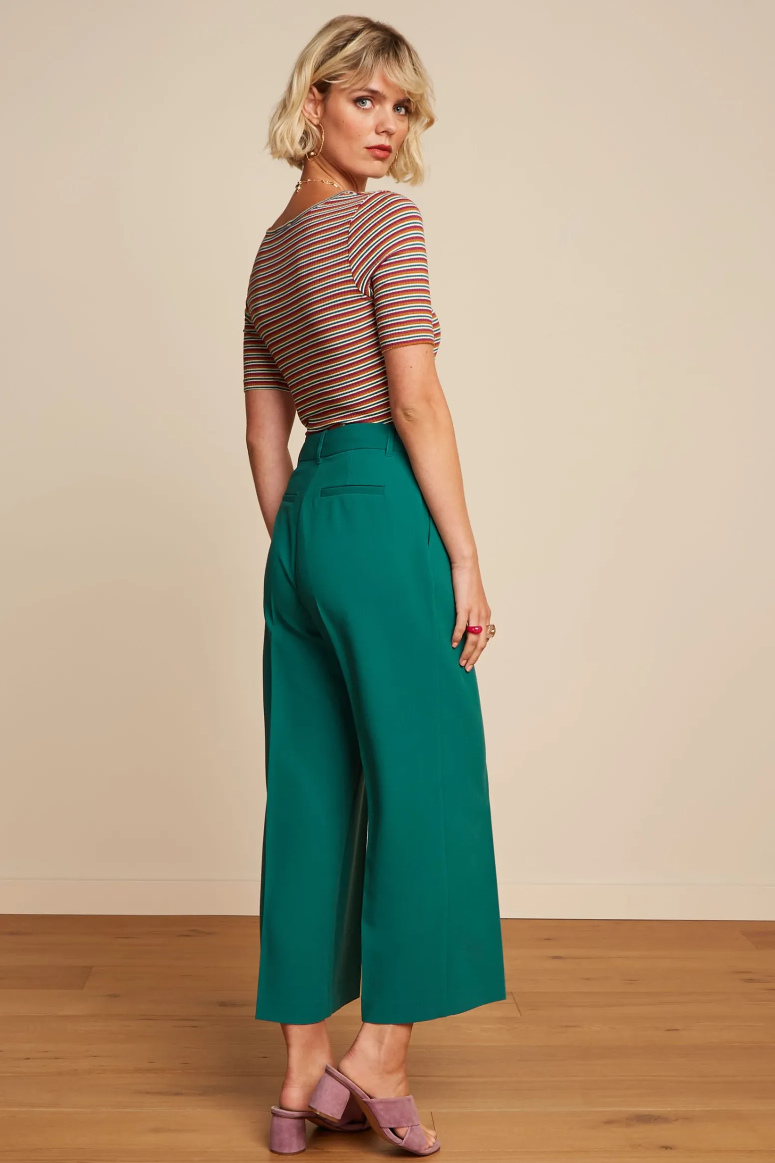 King Louie Broeken|Frederica Pants Simonet Ponderosa Green